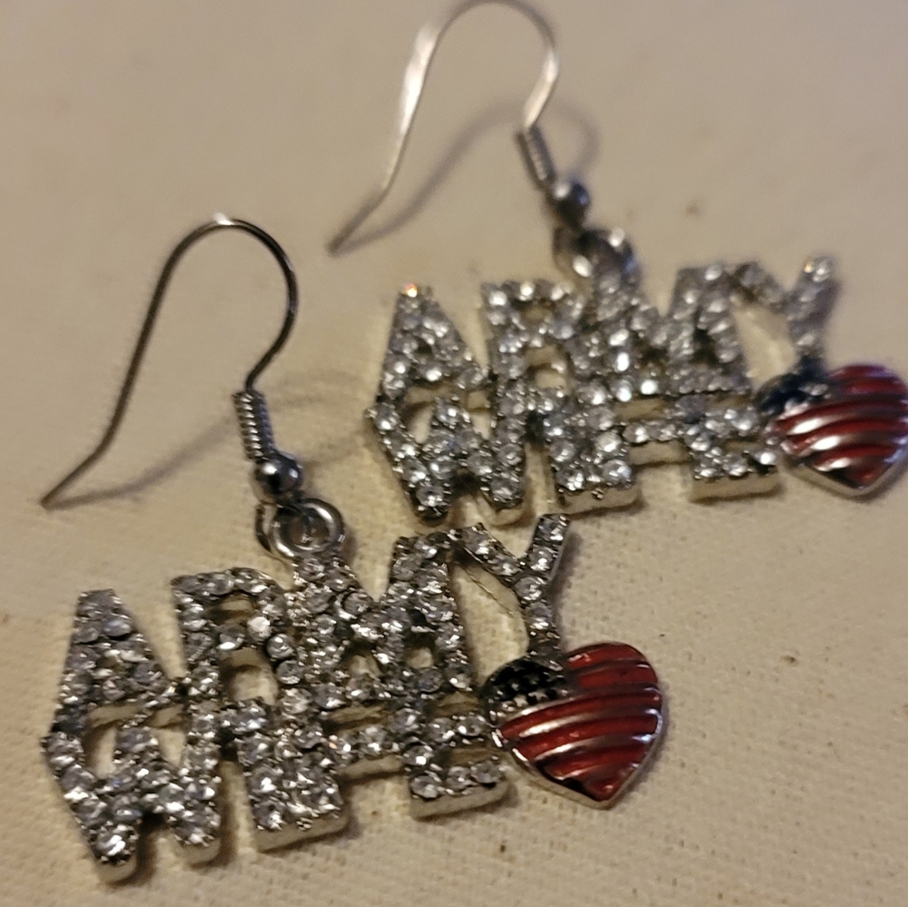 Army Wife Hook Earrings